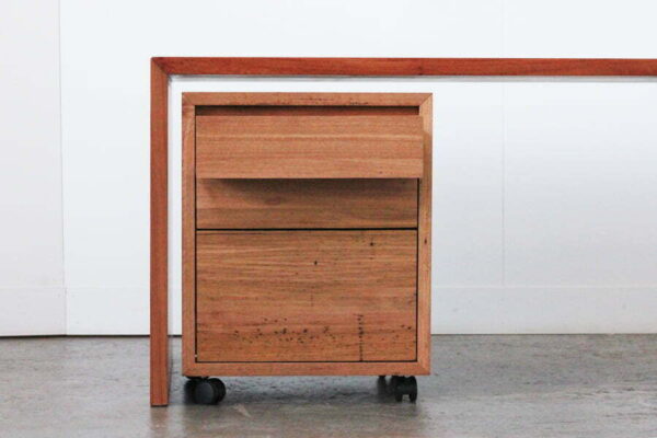 Archie timber desk with a drawer unit