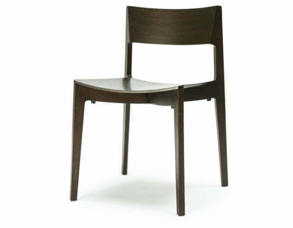 Sepia brown dining chair