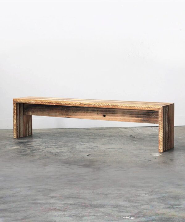 timber rustic dining bench