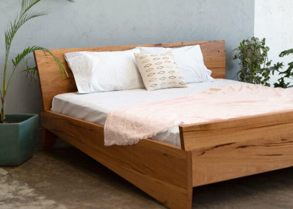 Kumo recycled timber King size bed
