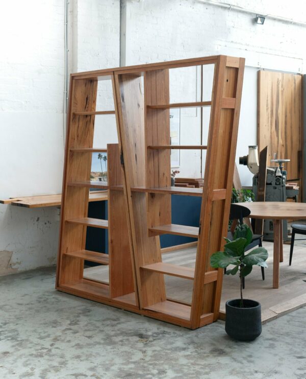 Eiffel recycled timber shelving unit