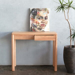 Yard Furniture recycled timber Hall table with painting