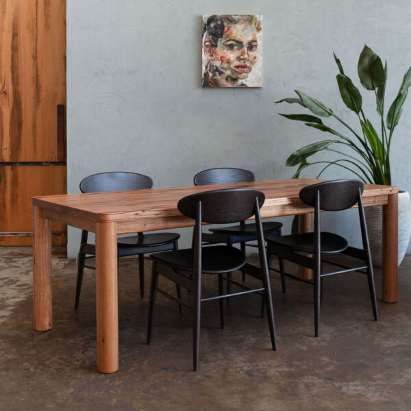 Eden recycled timber dining table