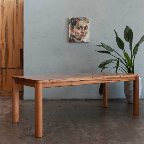 Eden recycled timber dining with dining bench