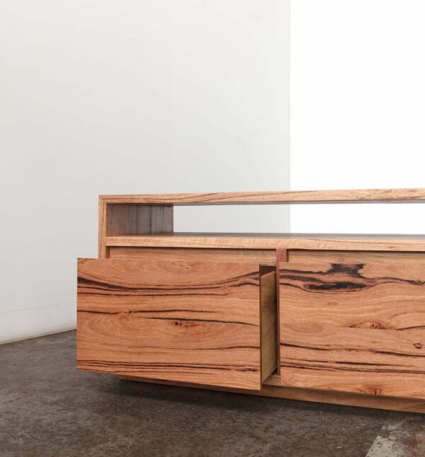 entertainment unit with drawers